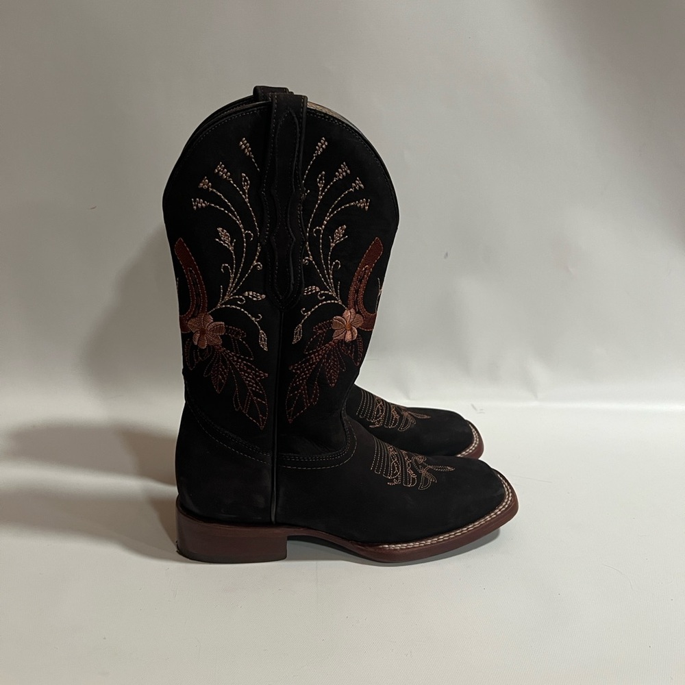 Embroidered El General Boots Sz 6